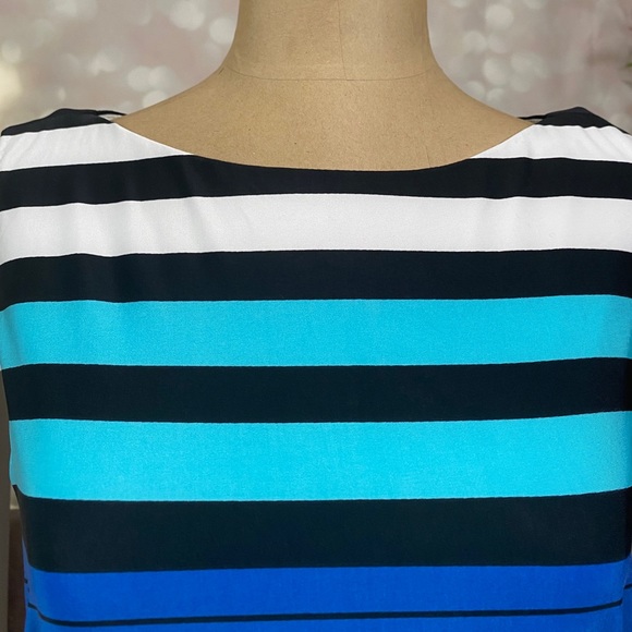 CACHE Striped Midi Length Dress - Picture 2 of 6